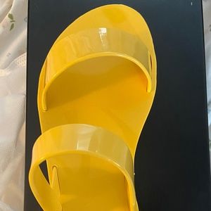 Melissa Lip Jelly Sandals Yellow